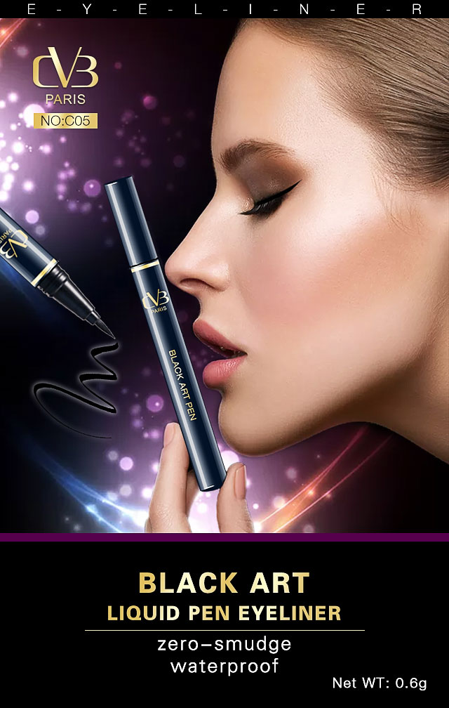 CVB Black Art Liquid Pen Eyeliner